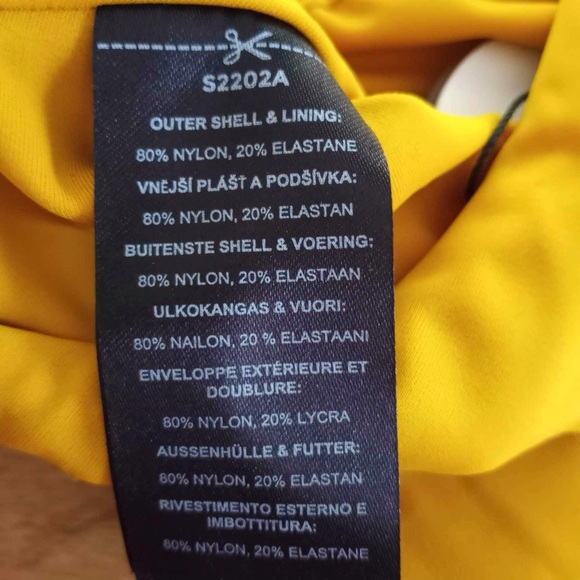 ANDREA IYAMAH Sunshine Yellow Tiaca Underwire Keyhole One Piece Swimsuit Medium - Picture 9 of 9